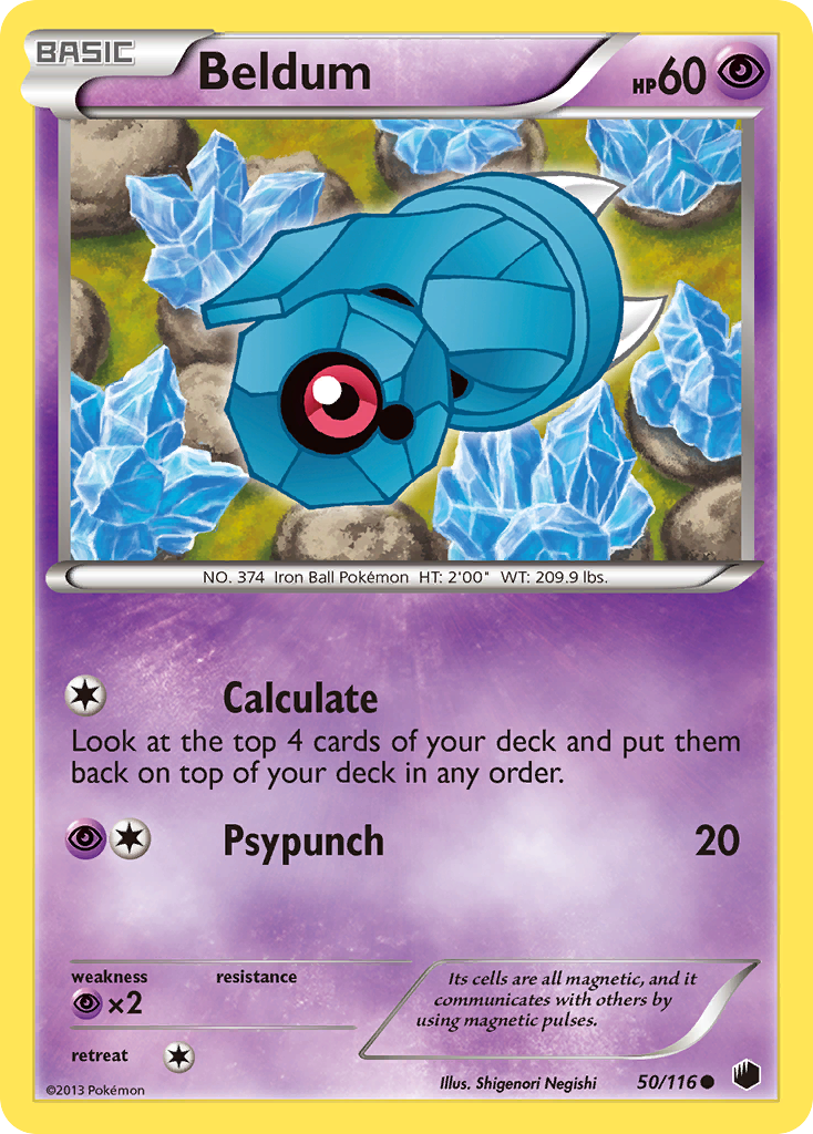 Beldum (50/116) [Black & White: Plasma Freeze] - Card Brawlers | Quebec | Canada | Yu-Gi-Oh!