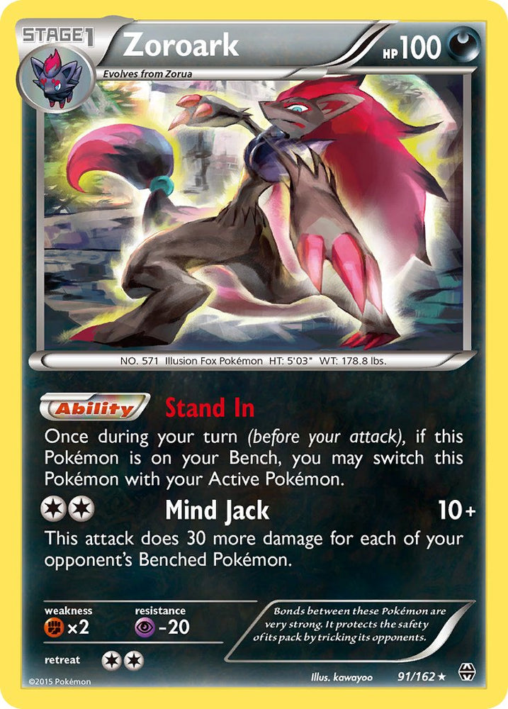 Zoroark (91/162) (Theme Deck Exclusive) [XY: BREAKthrough] - Card Brawlers | Quebec | Canada | Yu-Gi-Oh!