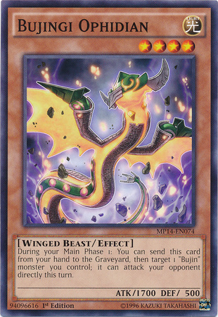 Bujingi Ophidian [MP14-EN074] Common - Yu-Gi-Oh! - Card Brawlers | Quebec | Canada |