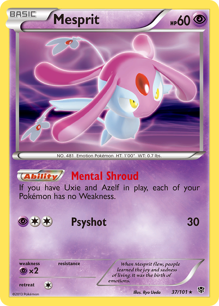 Mesprit (37/101) [Black & White: Plasma Blast] - Card Brawlers | Quebec | Canada | Yu-Gi-Oh!