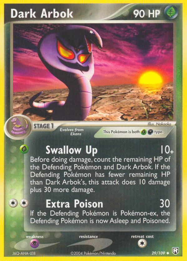 Dark Arbok (29/109) [EX: Team Rocket Returns] - Card Brawlers | Quebec | Canada | Yu-Gi-Oh!