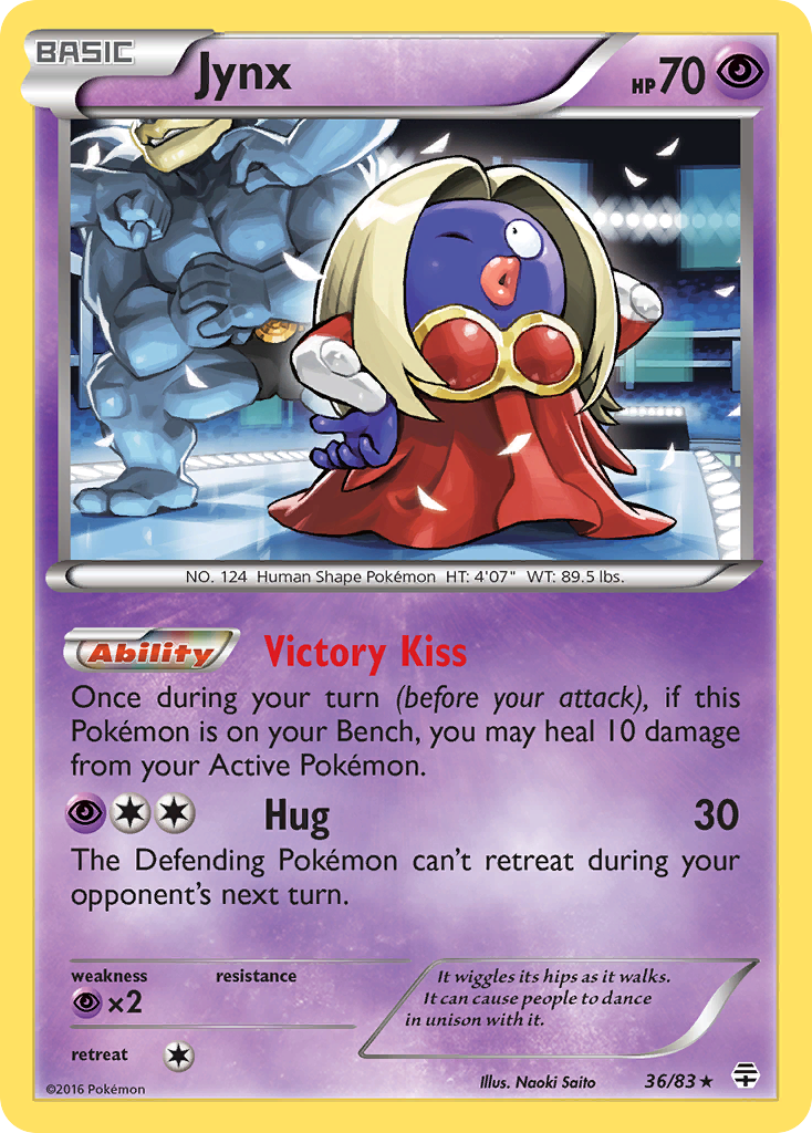 Jynx (36/83) [XY: Generations] - Card Brawlers | Quebec | Canada | Yu-Gi-Oh!