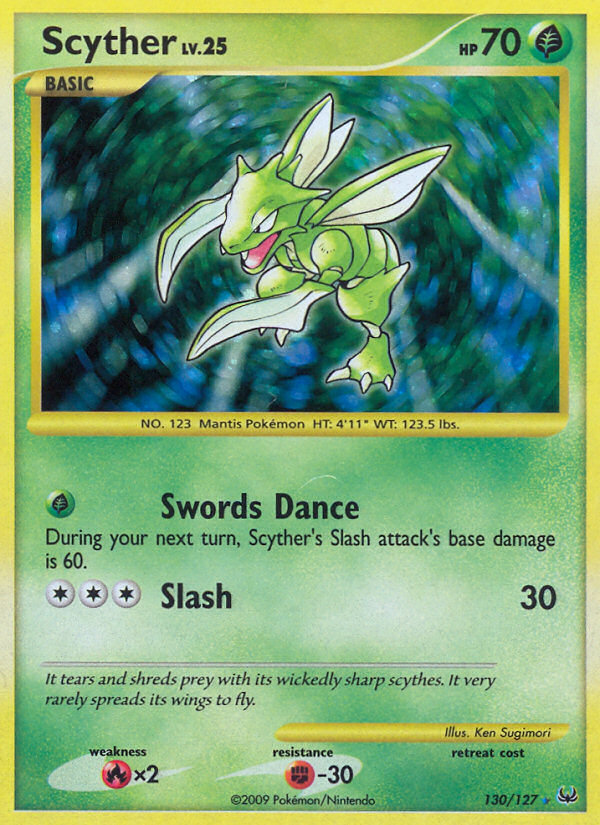 Scyther (130/127) [Platinum: Base Set] - Card Brawlers | Quebec | Canada | Yu-Gi-Oh!