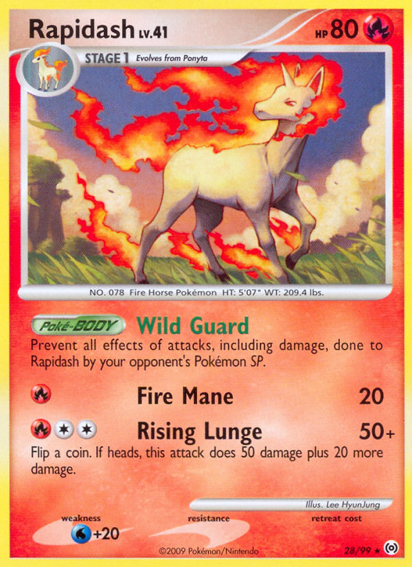Rapidash (28/99) [Platinum: Arceus] - Card Brawlers | Quebec | Canada | Yu-Gi-Oh!