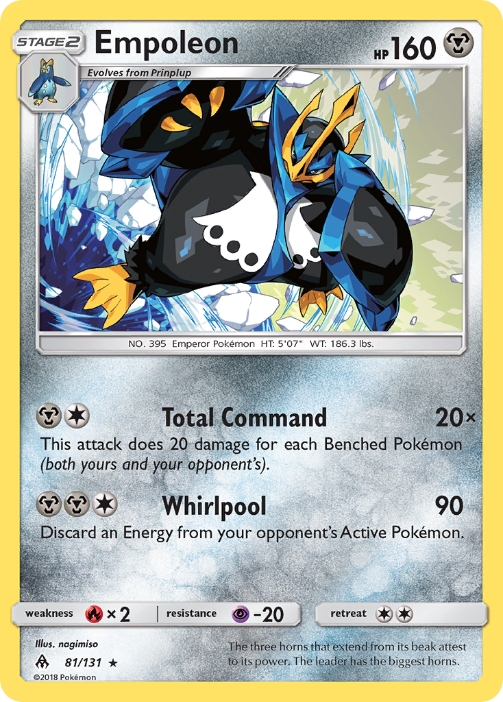 Empoleon (81/131) [Sun & Moon: Forbidden Light] - Card Brawlers | Quebec | Canada | Yu-Gi-Oh!