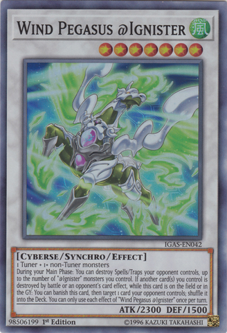 Wind Pegasus @Ignister [IGAS-EN042] Super Rare - Card Brawlers | Quebec | Canada | Yu-Gi-Oh!