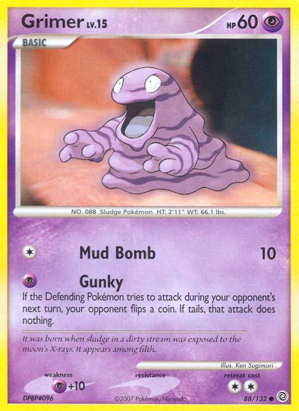 Grimer (88/132) [Diamond & Pearl: Secret Wonders] - Card Brawlers | Quebec | Canada | Yu-Gi-Oh!