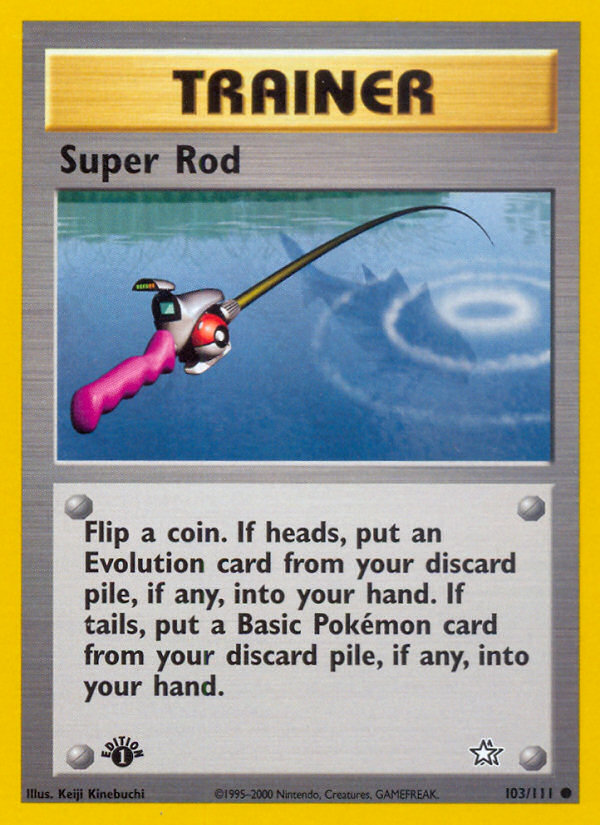 Super Rod (103/111) [Neo Genesis 1st Edition] - Card Brawlers | Quebec | Canada | Yu-Gi-Oh!