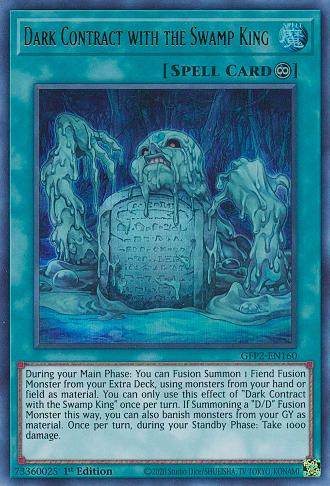 Dark Contract with the Swamp King [GFP2-EN160] Ultra Rare - Card Brawlers | Quebec | Canada | Yu-Gi-Oh!