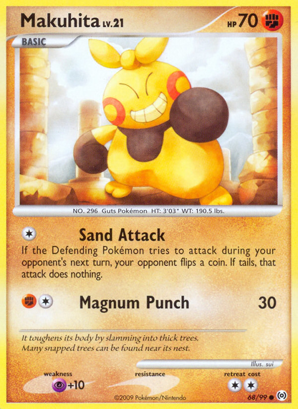 Makuhita (68/99) [Platinum: Arceus] - Card Brawlers | Quebec | Canada | Yu-Gi-Oh!