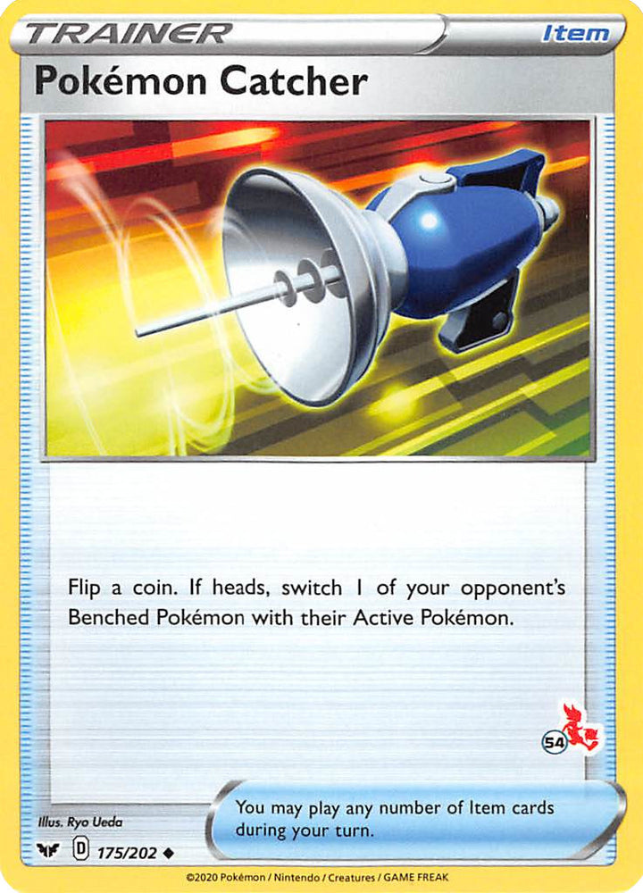 Pokemon Catcher (175/202) (Cinderace Stamp #54) [Battle Academy 2022] - Card Brawlers | Quebec | Canada | Yu-Gi-Oh!