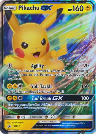 Pikachu GX (SM232) (Jumbo Card) [Sun & Moon: Black Star Promos] - Card Brawlers | Quebec | Canada | Yu-Gi-Oh!