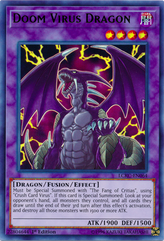 Doom Virus Dragon [LCKC-EN064] Ultra Rare - Card Brawlers | Quebec | Canada | Yu-Gi-Oh!