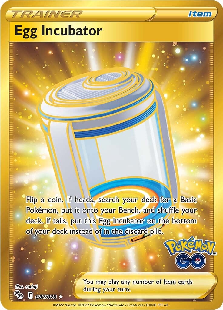 Egg Incubator (087/078) [Pokémon GO] - Card Brawlers | Quebec | Canada | Yu-Gi-Oh!