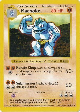 Machoke (34/102) [Base Set Shadowless Unlimited] - Card Brawlers | Quebec | Canada | Yu-Gi-Oh!