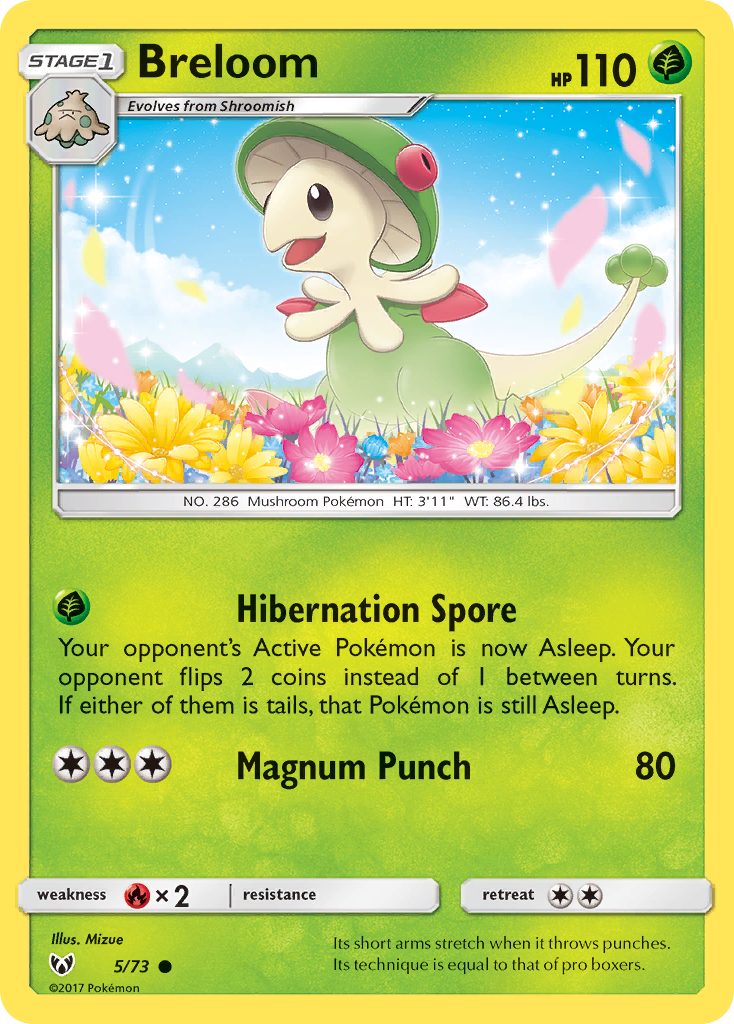 Breloom (5/73) [Sun & Moon: Shining Legends] - Card Brawlers | Quebec | Canada | Yu-Gi-Oh!