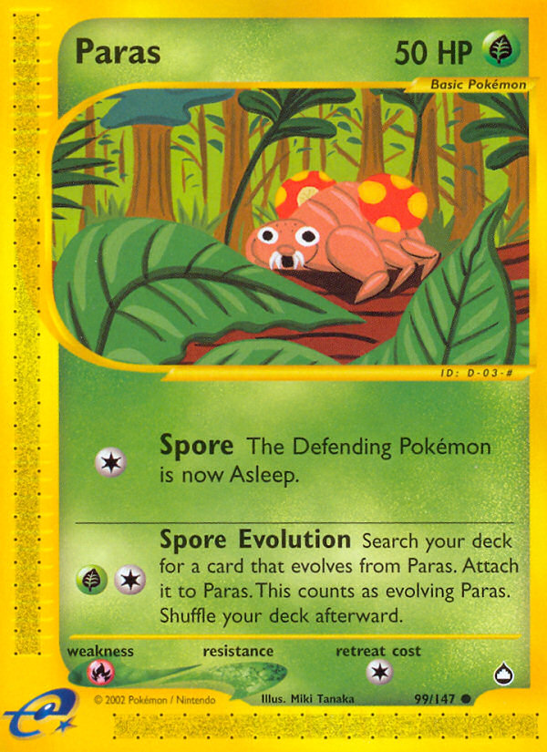 Paras (99/147) [Aquapolis] - Card Brawlers | Quebec | Canada | Yu-Gi-Oh!