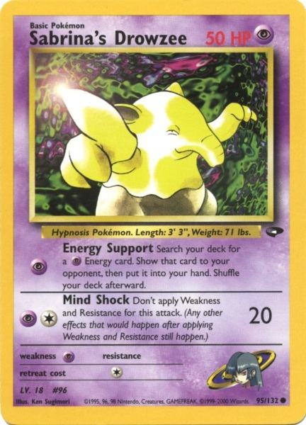 Sabrina's Drowzee (95/132) [Gym Challenge Unlimited] - Card Brawlers | Quebec | Canada | Yu-Gi-Oh!