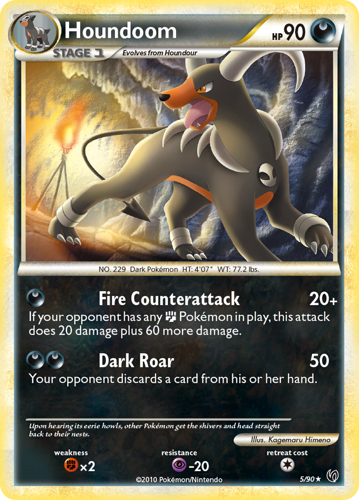 Houndoom (5/90) [HeartGold & SoulSilver: Undaunted] - Card Brawlers | Quebec | Canada | Yu-Gi-Oh!