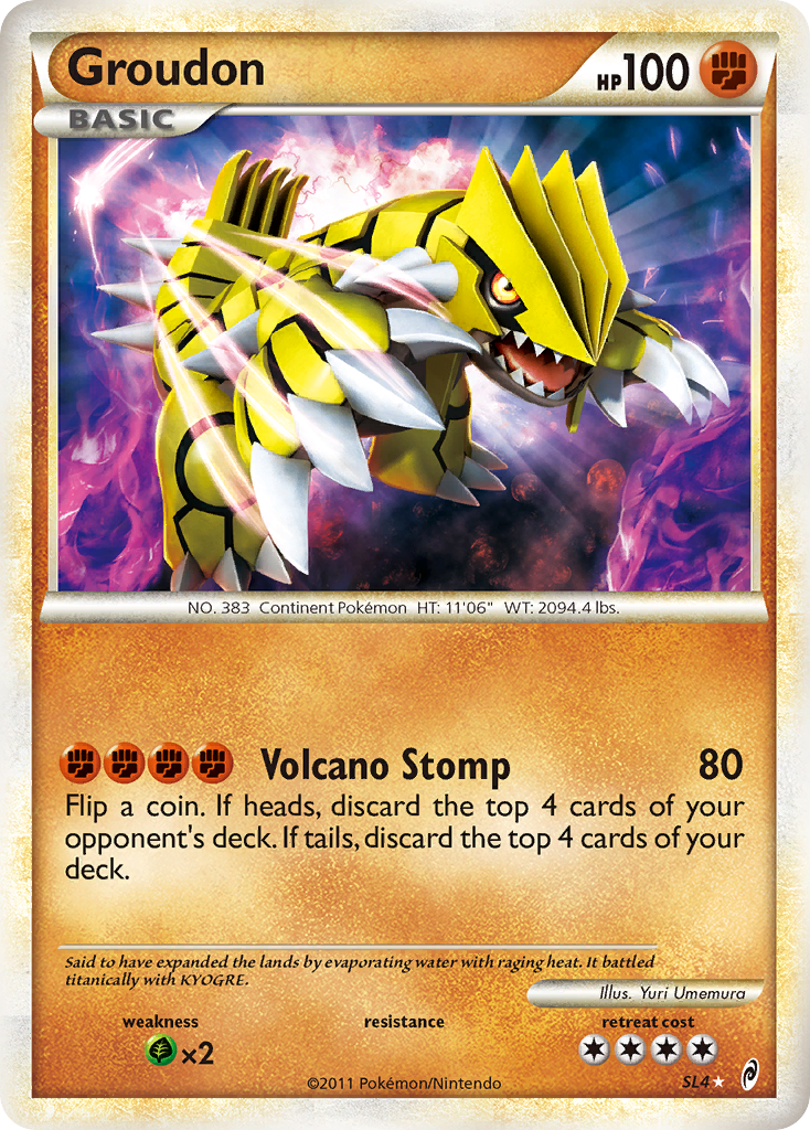 Groudon (SL4) [HeartGold & SoulSilver: Call of Legends] - Card Brawlers | Quebec | Canada | Yu-Gi-Oh!
