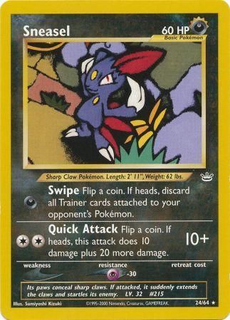 Sneasel (24/64) [Neo Revelation Unlimited] - Card Brawlers | Quebec | Canada | Yu-Gi-Oh!