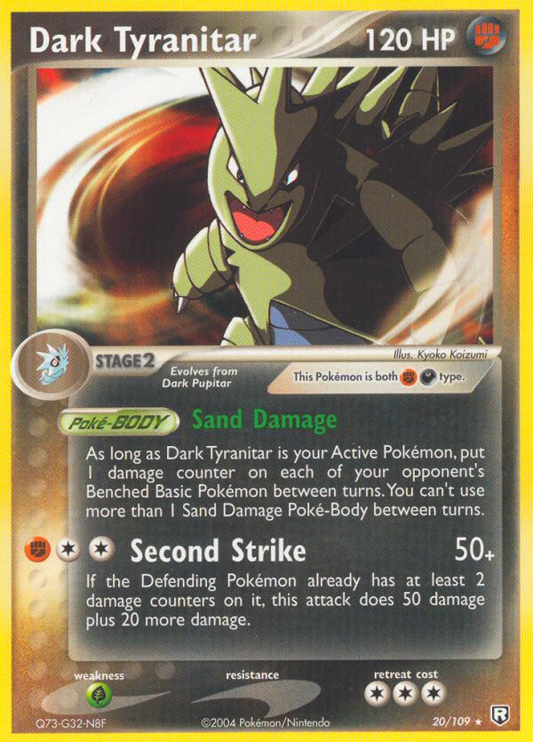 Dark Tyranitar (20/109) [EX: Team Rocket Returns] - Card Brawlers | Quebec | Canada | Yu-Gi-Oh!