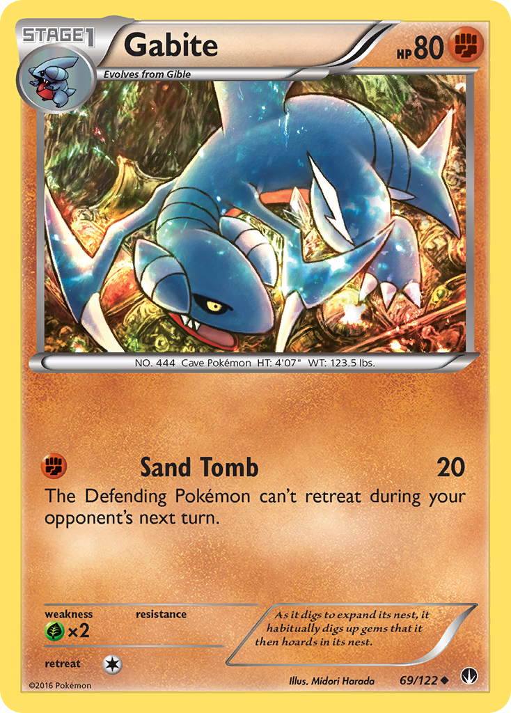 Gabite (69/122) [XY: BREAKpoint] - Card Brawlers | Quebec | Canada | Yu-Gi-Oh!