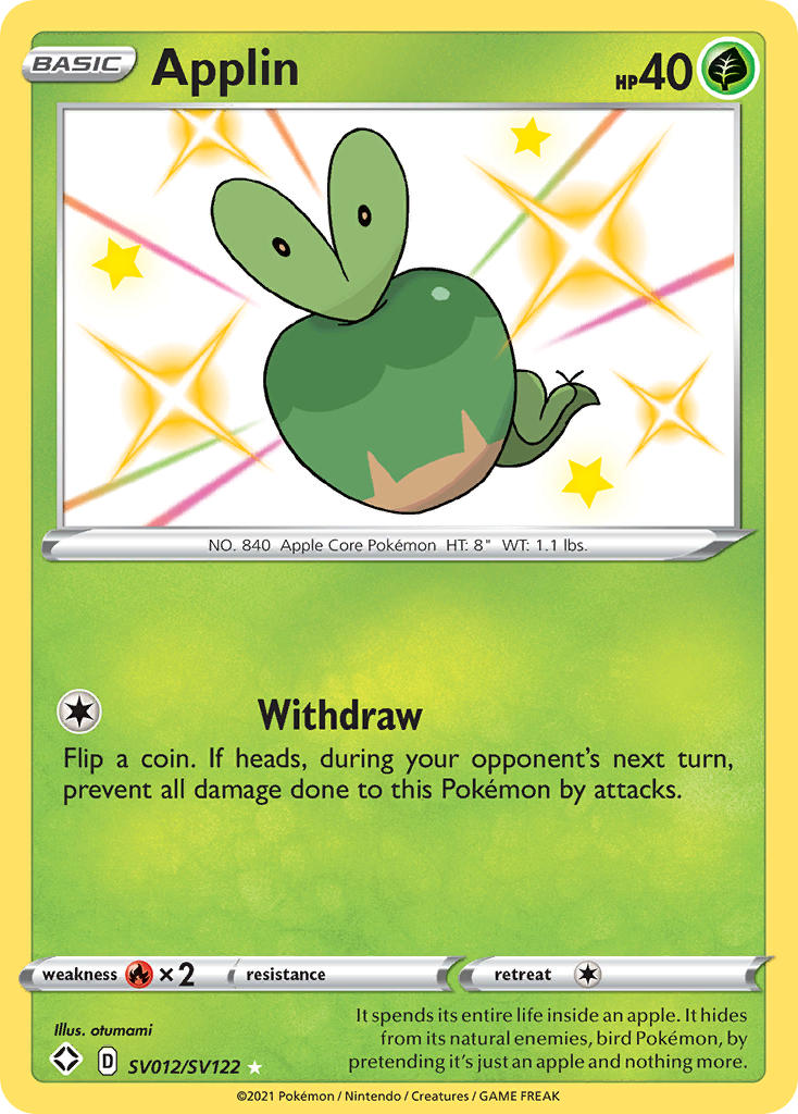 Applin (SV012/SV122) [Sword & Shield: Shining Fates] - Card Brawlers | Quebec | Canada | Yu-Gi-Oh!