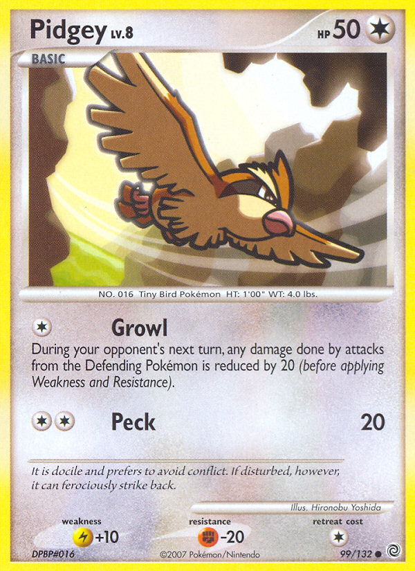 Pidgey (99/132) [Diamond & Pearl: Secret Wonders] - Card Brawlers | Quebec | Canada | Yu-Gi-Oh!
