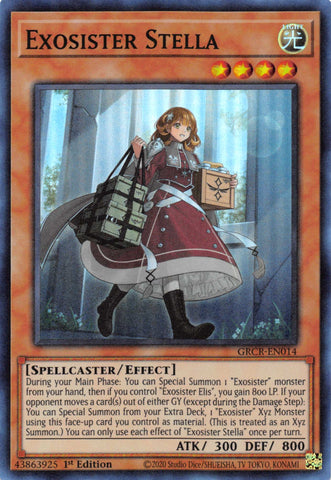 Exosister Stella [GRCR-EN014] Super Rare - Card Brawlers | Quebec | Canada | Yu-Gi-Oh!