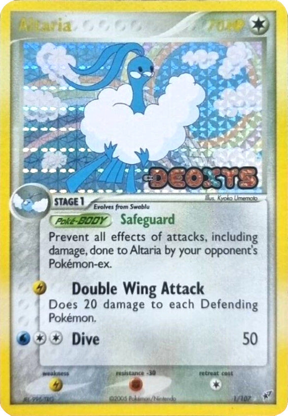 Altaria (1/107) (Stamped) [EX: Deoxys] - Card Brawlers | Quebec | Canada | Yu-Gi-Oh!