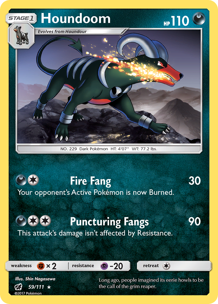 Houndoom (59/111) [Sun & Moon: Crimson Invasion] - Card Brawlers | Quebec | Canada | Yu-Gi-Oh!