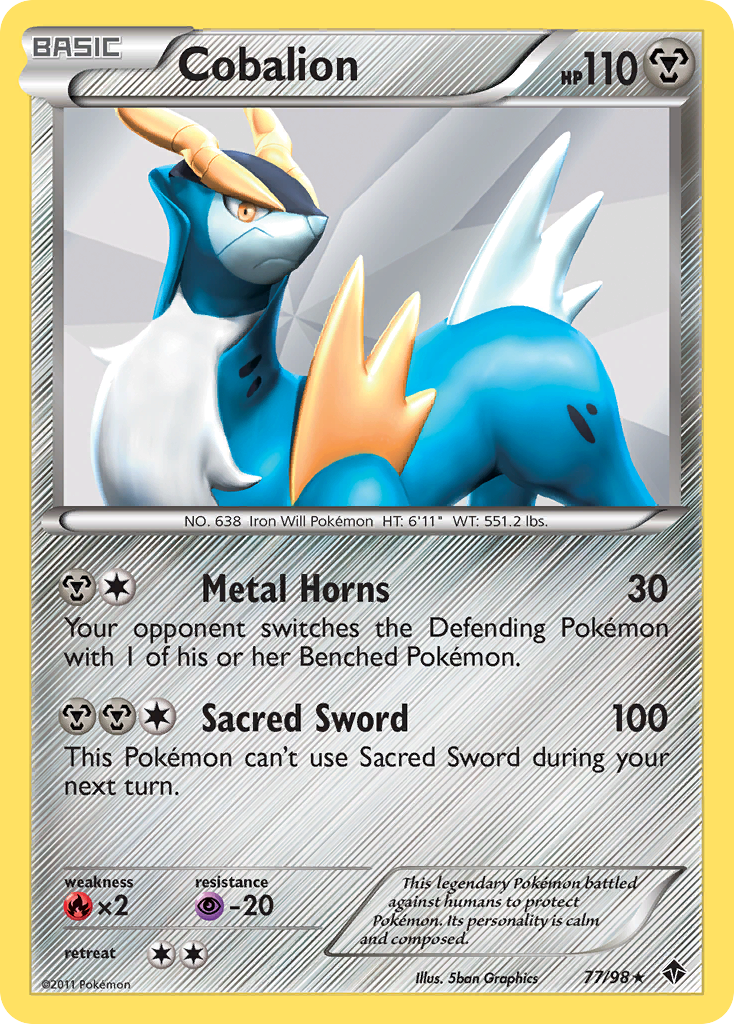 Cobalion (77/98) [Black & White: Emerging Powers] - Card Brawlers | Quebec | Canada | Yu-Gi-Oh!