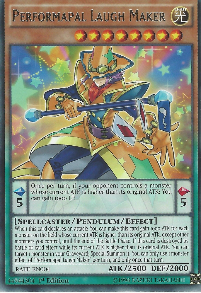 Performapal Laugh Maker [RATE-EN004] Rare - Yu-Gi-Oh! - Card Brawlers | Quebec | Canada |