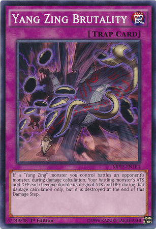 Yang Zing Brutality [MP15-EN184] Common - Card Brawlers | Quebec | Canada | Yu-Gi-Oh!