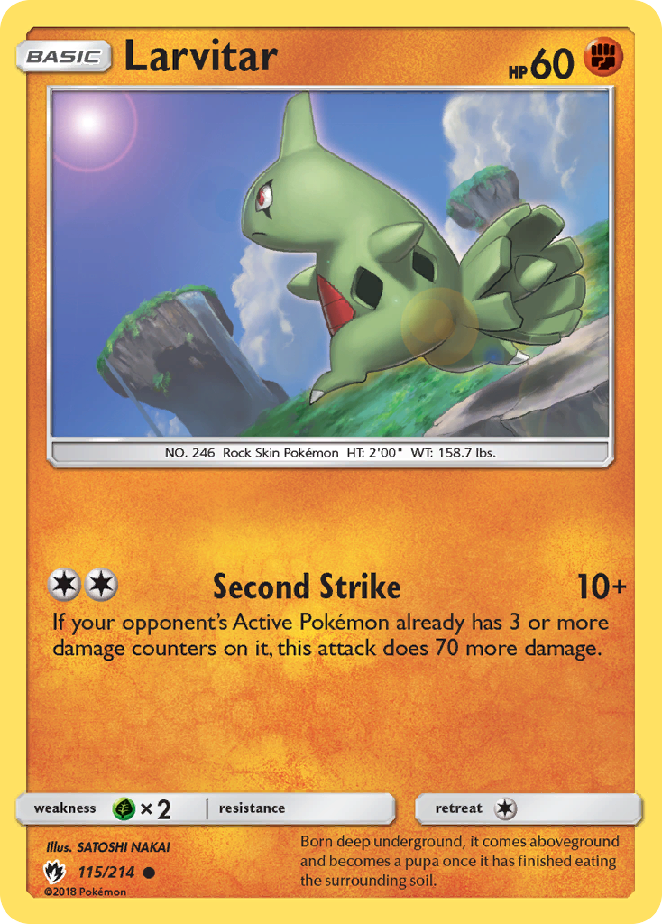 Larvitar (115/214) [Sun & Moon: Lost Thunder] - Card Brawlers | Quebec | Canada | Yu-Gi-Oh!
