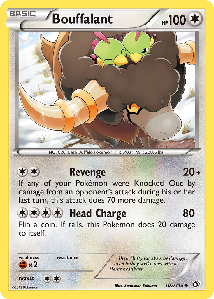 Bouffalant (107/113) [Black & White: Legendary Treasures] - Card Brawlers | Quebec | Canada | Yu-Gi-Oh!