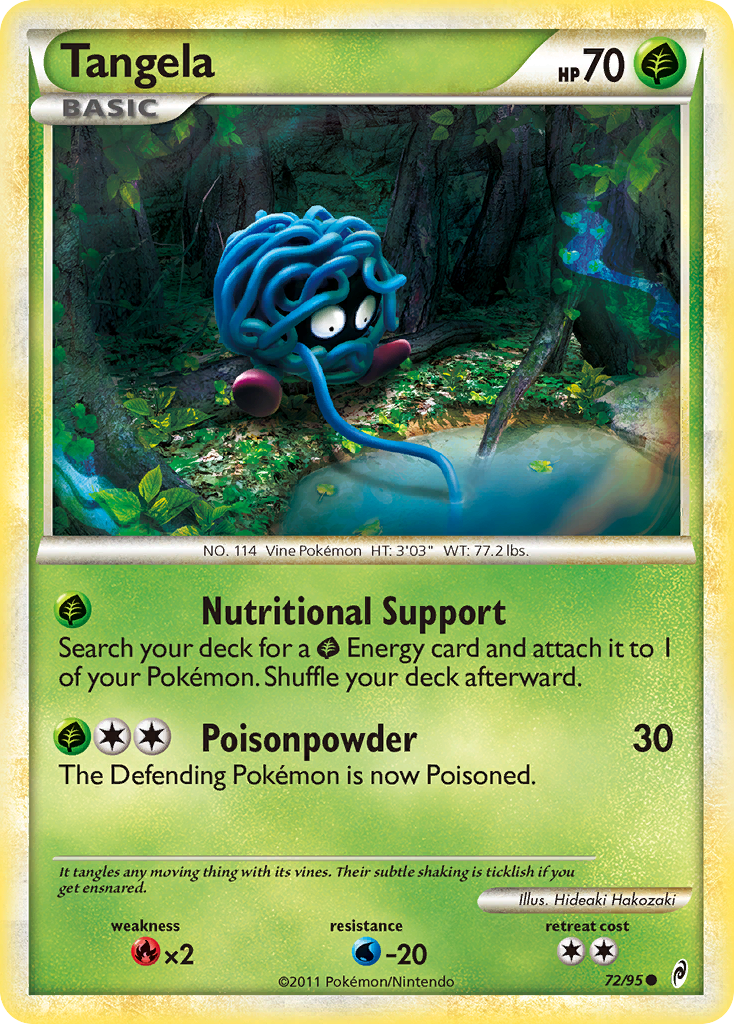 Tangela (72/95) [HeartGold & SoulSilver: Call of Legends] - Card Brawlers | Quebec | Canada | Yu-Gi-Oh!