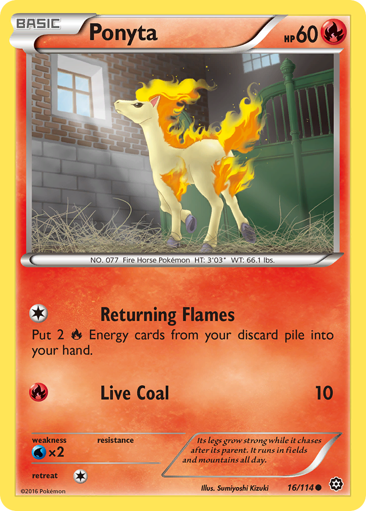 Ponyta (16/114) [XY: Steam Siege] - Card Brawlers | Quebec | Canada | Yu-Gi-Oh!
