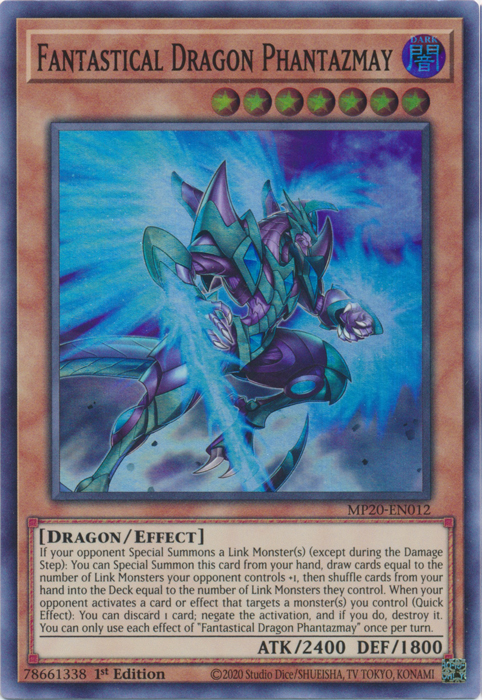 Fantastical Dragon Phantazmay [MP20-EN012] Super Rare - Card Brawlers | Quebec | Canada | Yu-Gi-Oh!