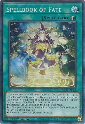 Spellbook of Fate [MAZE-EN059] Collector's Rare - Card Brawlers | Quebec | Canada | Yu-Gi-Oh!