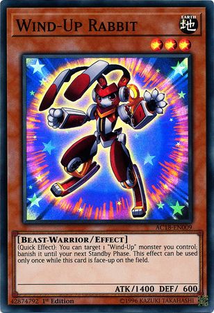 Wind-Up Rabbit [AC18-EN009] Super Rare - Card Brawlers | Quebec | Canada | Yu-Gi-Oh!