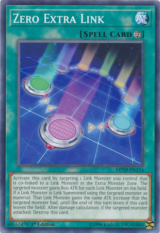 Zero Extra Link [MP19-EN114] Common - Card Brawlers | Quebec | Canada | Yu-Gi-Oh!