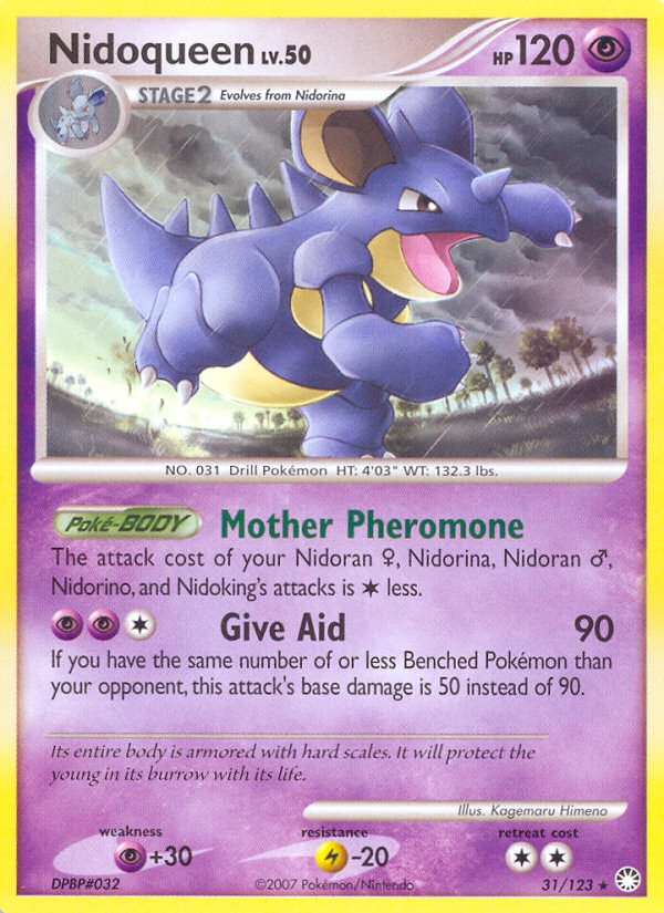 Nidoqueen (31/123) [Diamond & Pearl: Mysterious Treasures] - Card Brawlers | Quebec | Canada | Yu-Gi-Oh!