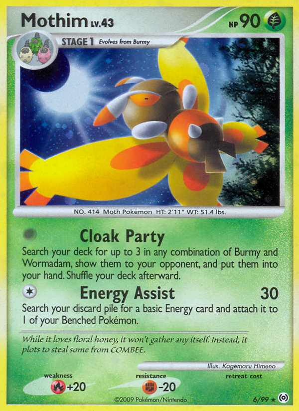 Mothim (6/99) [Platinum: Arceus] - Card Brawlers | Quebec | Canada | Yu-Gi-Oh!