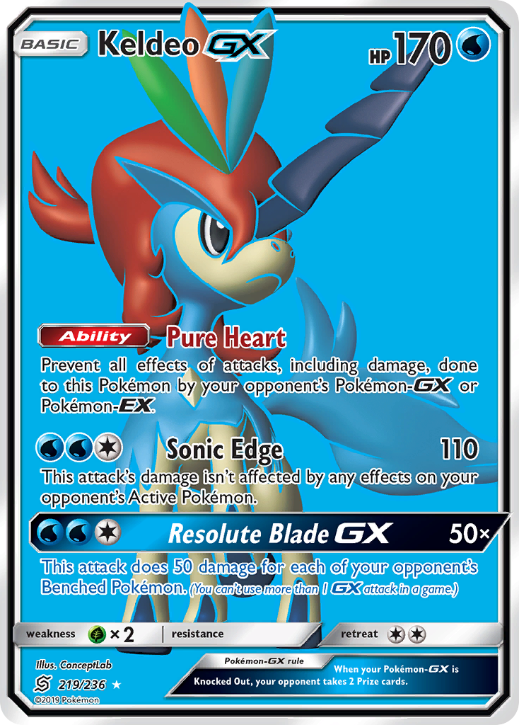 Keldeo GX (219/236) [Sun & Moon: Unified Minds] - Card Brawlers | Quebec | Canada | Yu-Gi-Oh!