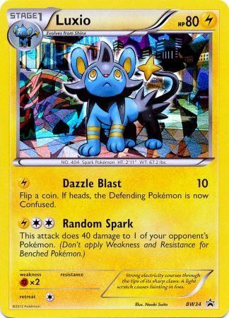 Luxio (BW34) (Cracked Ice Holo) [Black & White: Black Star Promos] - Card Brawlers | Quebec | Canada | Yu-Gi-Oh!