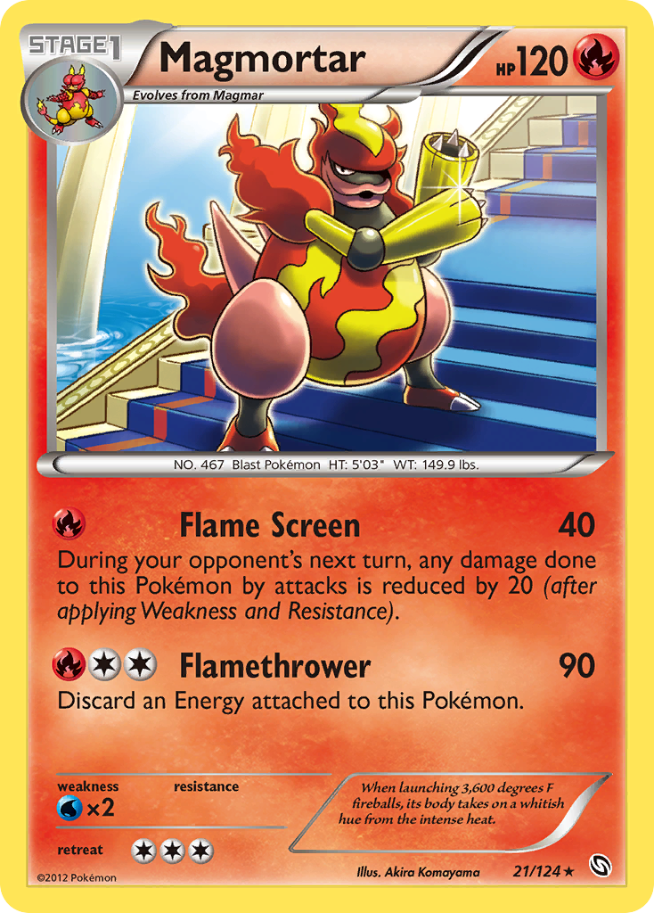 Magmortar (21/124) [Black & White: Dragons Exalted] - Card Brawlers | Quebec | Canada | Yu-Gi-Oh!