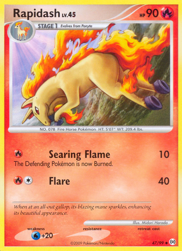 Rapidash (47/99) [Platinum: Arceus] - Card Brawlers | Quebec | Canada | Yu-Gi-Oh!