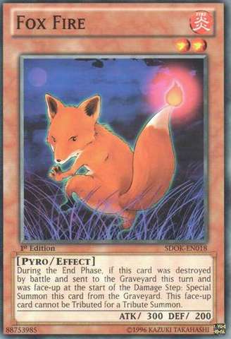 Fox Fire [SDOK-EN018] Common - Yu-Gi-Oh! - Card Brawlers | Quebec | Canada |